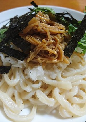 なめ茸と大根おろしの冷やしうどん-レシピのメイン写真