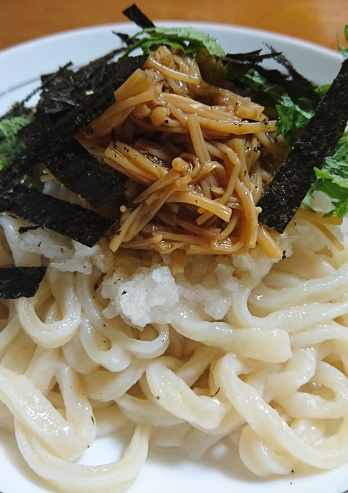 なめ茸と大根おろしの冷やしうどん-レシピのメイン写真