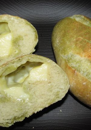 チーズクッペ☆抹茶マーブル☆パン-レシピのメイン写真