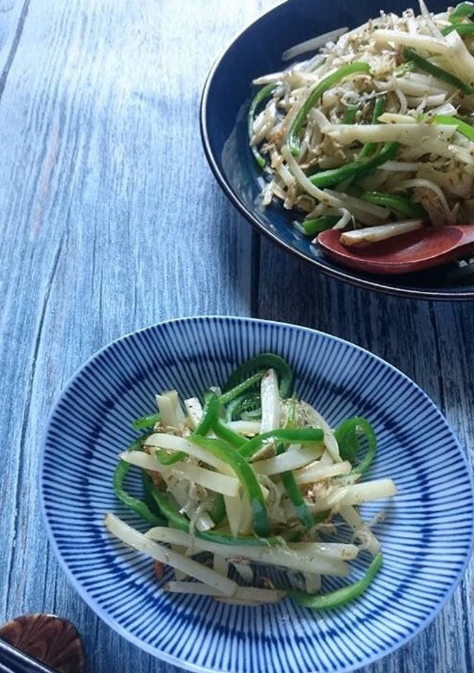 新じゃがとピーマンの塩みかん炒め-レシピのメイン写真