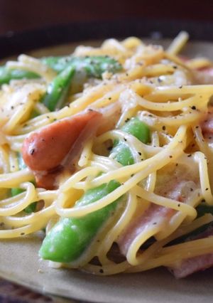 簡単！ワンポットクリームパスタ♪-レシピのメイン写真