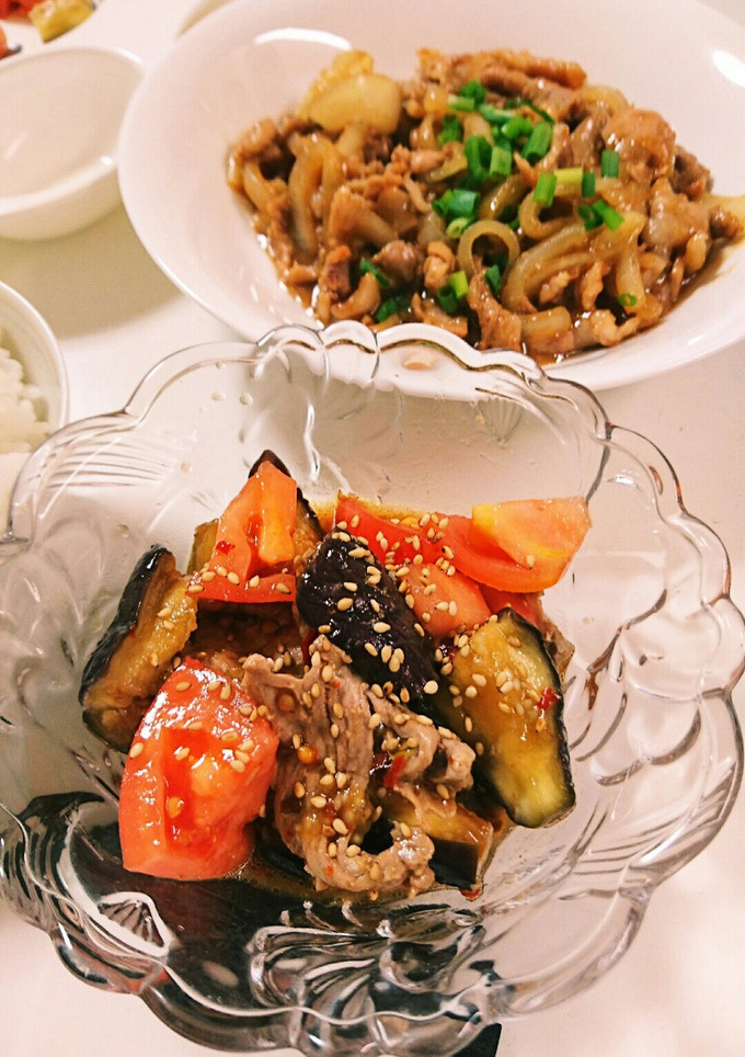 豚肉と茄子トマトの中華和え-レシピのメイン写真