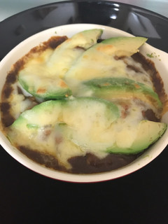 ☆残りカレーで☆アボカド納豆焼きカレー☆-レシピのメイン写真