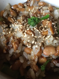 納豆とブロッコリー芯のチャーハン-レシピのメイン写真