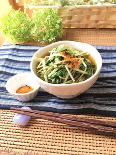 簡単お手軽。水菜と豚肉のはりはり鍋風-レシピのメイン写真