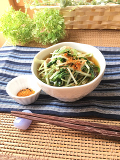 簡単お手軽。水菜と豚肉のはりはり鍋風-レシピのメイン写真