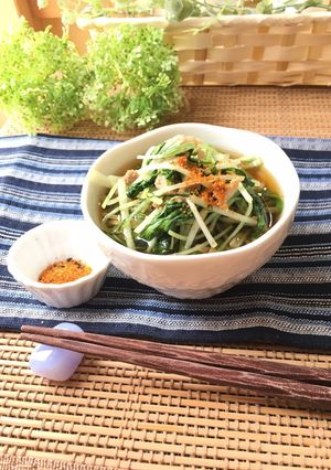簡単お手軽。水菜と豚肉のはりはり鍋風-レシピのメイン写真