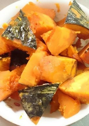 黄金比！簡単！減塩！無水！かぼちゃの煮物-レシピのメイン写真