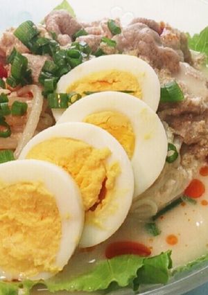 ぶっかけ担々風そうめん-レシピのメイン写真