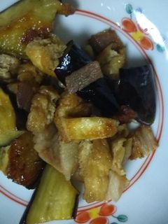 なすとベーコンとあげの酢醤油炒め-レシピのメイン写真