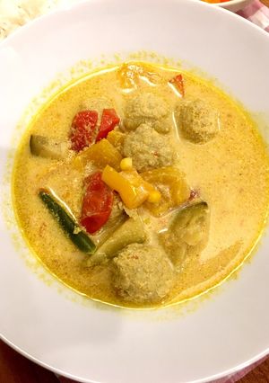 ＊夏野菜のスープカレー＊-レシピのメイン写真