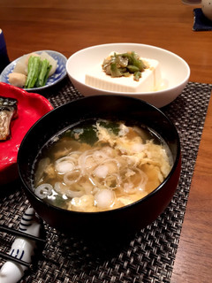 お吸い物♡玉子&わかめ入り-レシピのメイン写真