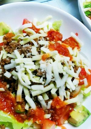 野菜ジュースでタコライス-レシピのメイン写真