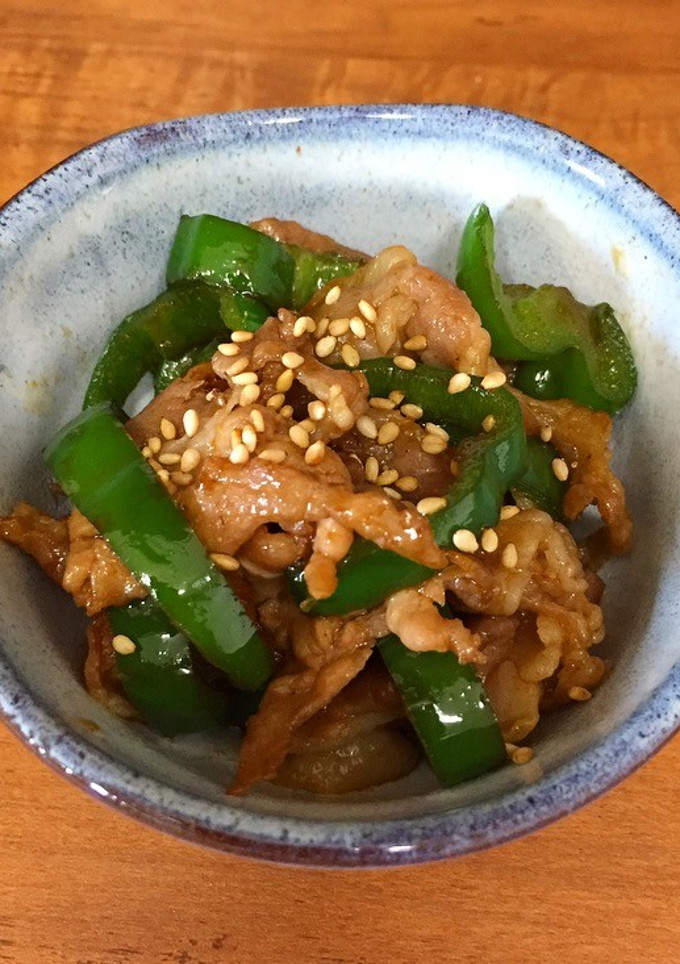 豚こまとピーマンの焼肉のたれ炒め＊-レシピのメイン写真