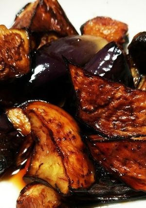 揚げ茄子ニンニクのポン酢がけ-レシピのメイン写真