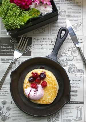 ミネラル米粉パンケーキ-レシピのメイン写真