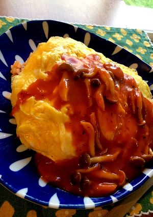 たっぷり野菜ジュースでオムライス-レシピのメイン写真