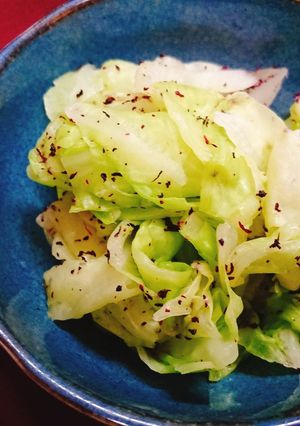キャベツのゆかり和え-レシピのメイン写真