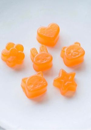 ジュースで簡単♪グミの作り方（硬め）-レシピのメイン写真