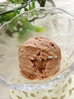 ミルクココアとマシュマロdeチョコアイス-レシピのメイン写真