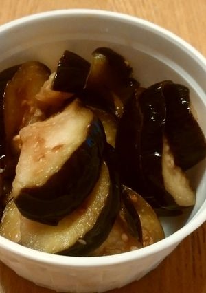 カンタン黒酢でナスのあっさり甘酢漬け-レシピのメイン写真