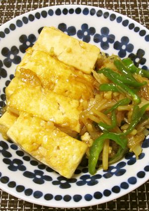 豆腐のピリッと甘辛炒め-レシピのメイン写真