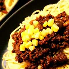 รูปของ 派生◆肉味噌のボロネーゼパスタ