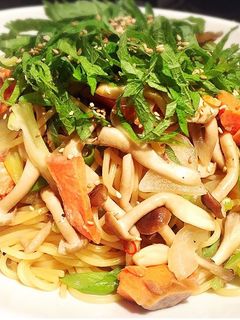 超簡単!パパッと鮭の和風パスタ♡-レシピのメイン写真