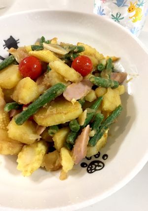 簡単☆ヤングコーン☆夏野菜バター炒め-レシピのメイン写真