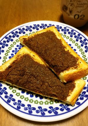 ココナッツオイルではったい粉トースト-レシピのメイン写真
