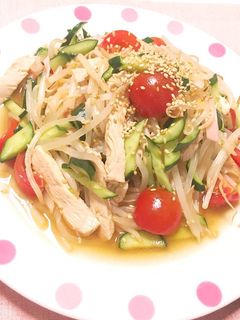 夏バテに♡簡単ヘルシー棒々鶏サラダ♡-レシピのメイン写真