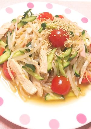 夏バテに♡簡単ヘルシー棒々鶏サラダ♡-レシピのメイン写真