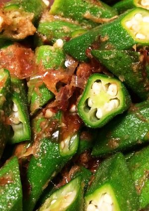 かき醤油で簡単！オクラとごまのおかか和え-レシピのメイン写真
