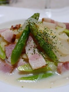 アスパラガスとベーコンのミルクパスタ -レシピのメイン写真