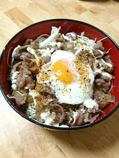 甘辛サラダ牛丼-レシピのメイン写真