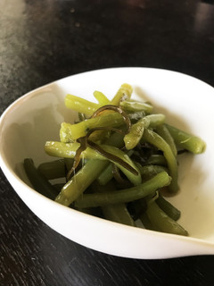 旬を美味しく食べよう!みずの塩昆布和え-レシピのメイン写真