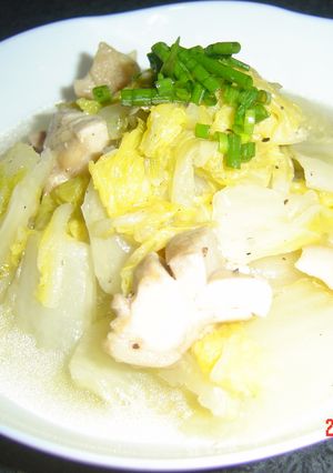 白菜いっぱい蒸し煮-レシピのメイン写真
