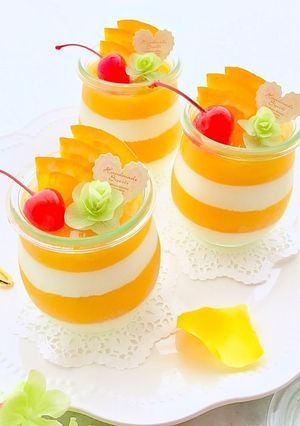 超時短!20分でしましまオレンジゼリー-レシピのメイン写真