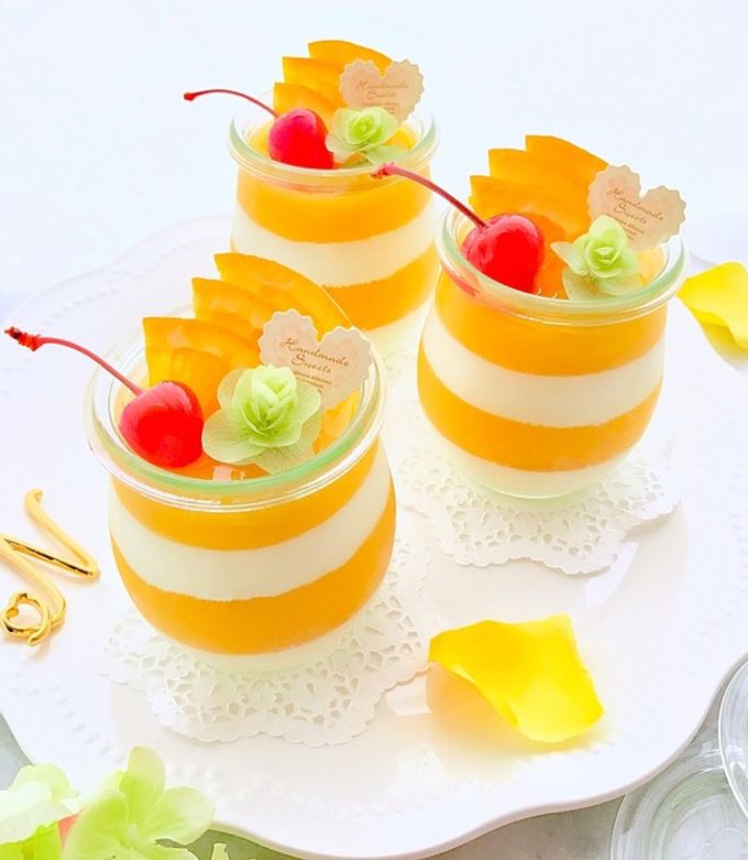 超時短!20分でしましまオレンジゼリー by Norier3425 【クックパッド