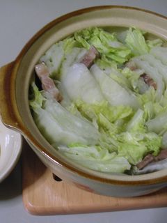 白菜と豚バラのシンプル鍋-レシピのメイン写真