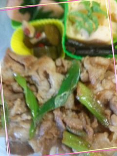 梅雨時の生姜焼き弁当*ひと工夫-レシピのメイン写真