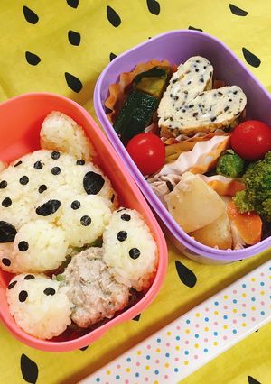 おいしい？ヒョウさん弁当-レシピのメイン写真