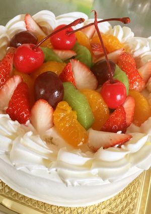 お誕生日ケーキ-レシピのメイン写真