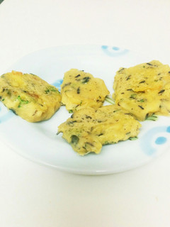 焼き芋で野菜たっぷりお焼き 離乳食後期-レシピのメイン写真