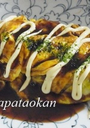 キャベツたっぷり♪とんぺい焼き-レシピのメイン写真