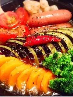 フォトジェニックな野菜アヒージョ♡-レシピのメイン写真