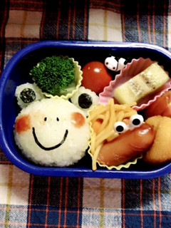 にっこりカエルさん弁当-レシピのメイン写真