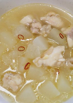 冬瓜と鶏肉のスープ煮【JA福岡市】-レシピのメイン写真