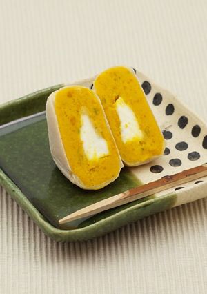 かぼちゃとクリームチーズのきんつば-レシピのメイン写真