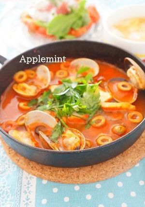 白身魚の野菜ジュースパッツァ-レシピのメイン写真